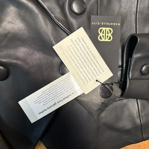 Bagatelle.City genuine leather blazer jacket. - Picture 10 of 13